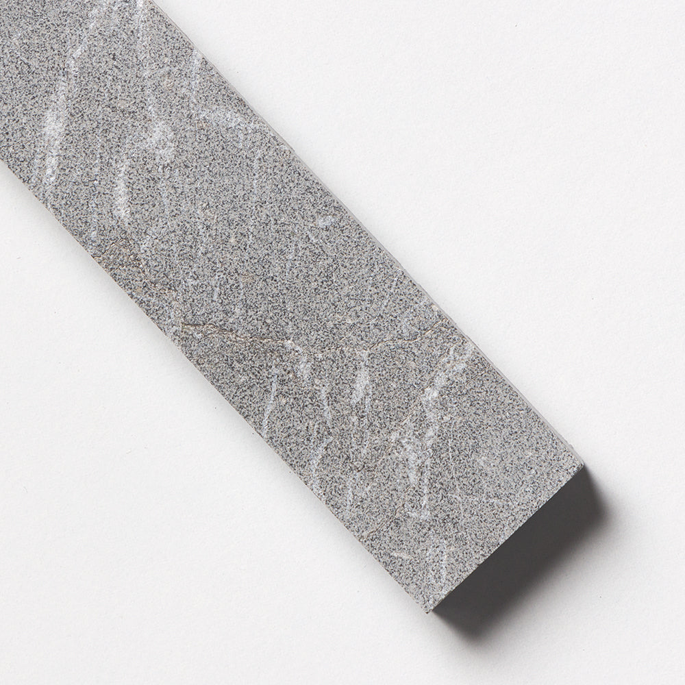 Iris Black Fine Textured Plank Marble Tile
