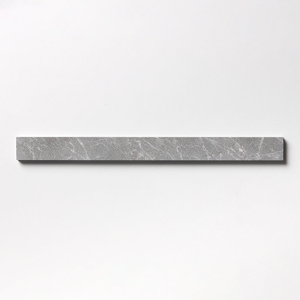 Iris Black Fine Textured Plank Marble Tile
