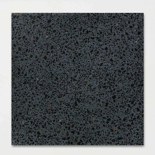 Black Honed Terrazzo Tile