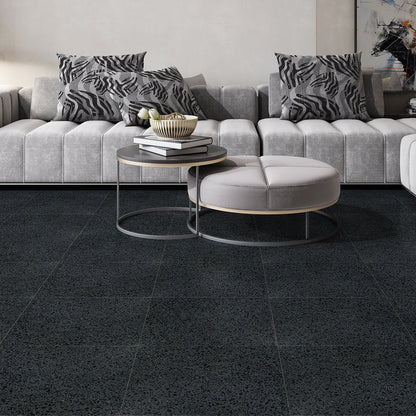 Black Honed Terrazzo Tile