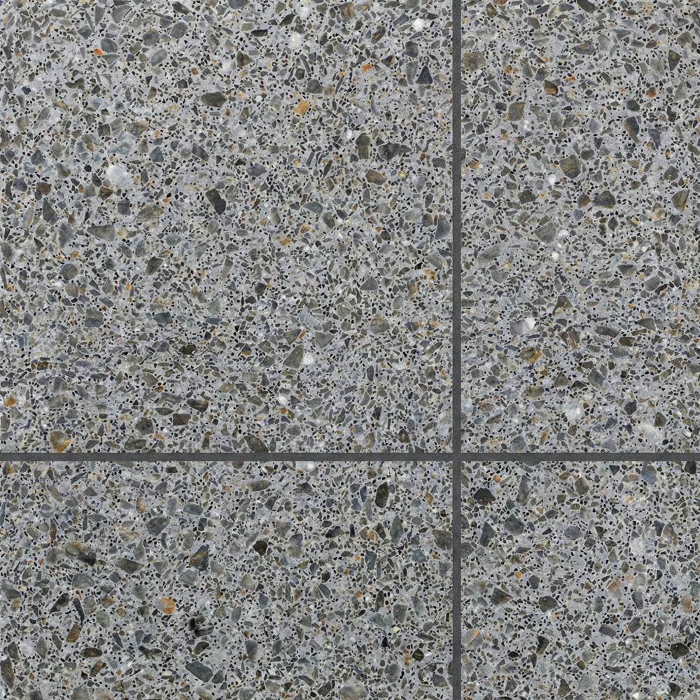 Grey Honed Terrazzo Tile