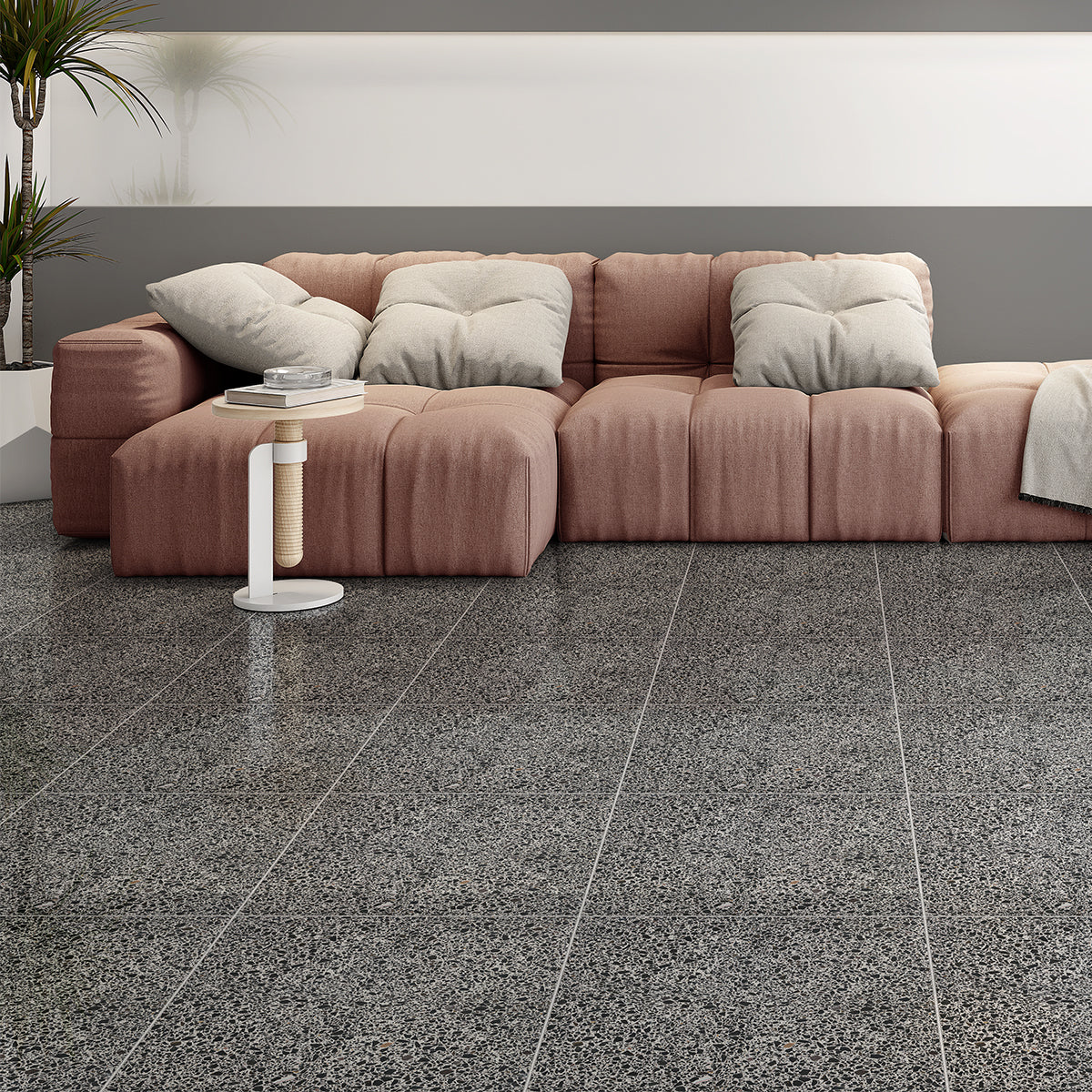 Bold Honed Terrazzo Tile
