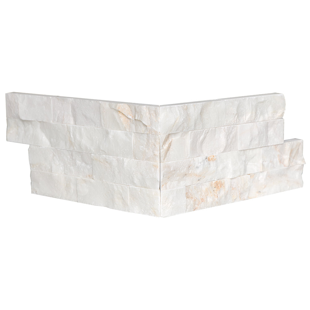 Calacatta Cremo Wall Decos Corner Marble Accent Tiles