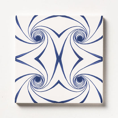 Blue Glossy Ceramic Tile