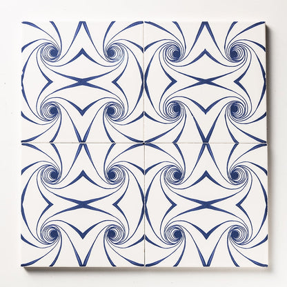 Blue Glossy Ceramic Tile