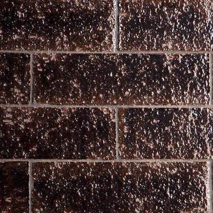 Morning Brew Glossy Subway Terracotta Tile