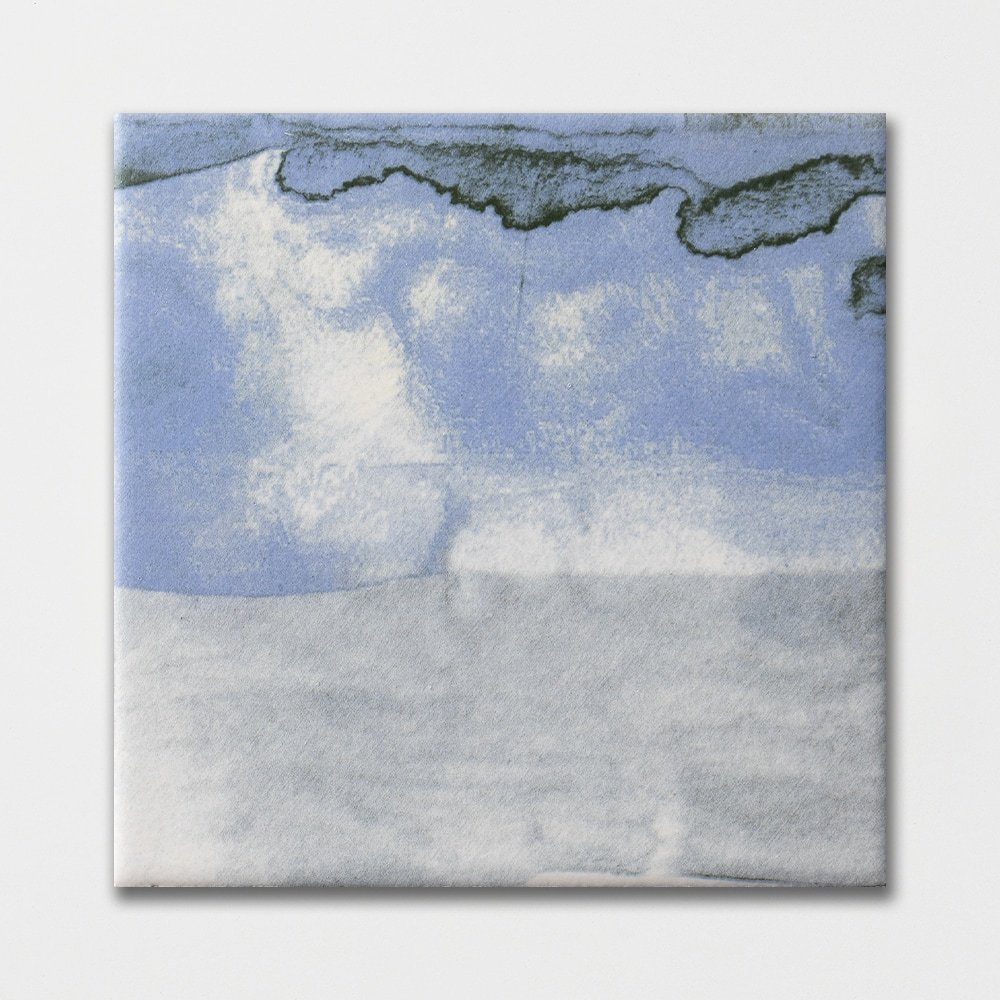 Mist Flower Matte Ceramic Tile