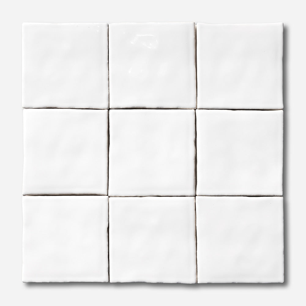 Blanche Glossy Zellige Look Ceramic Tile