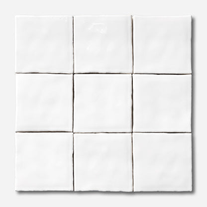 Blanche Glossy Zellige Look Ceramic Tile