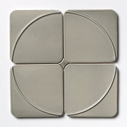 Serenity Glossy Mandala Ceramic Tile