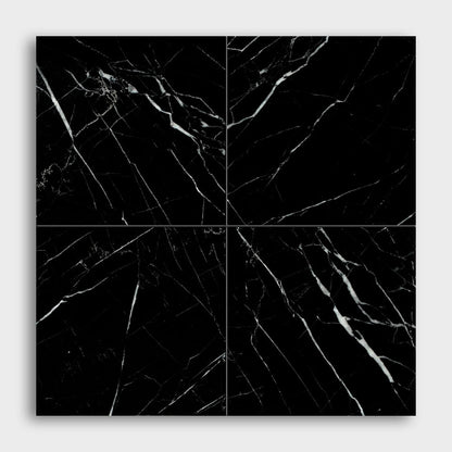 Black Polished Marble Tile