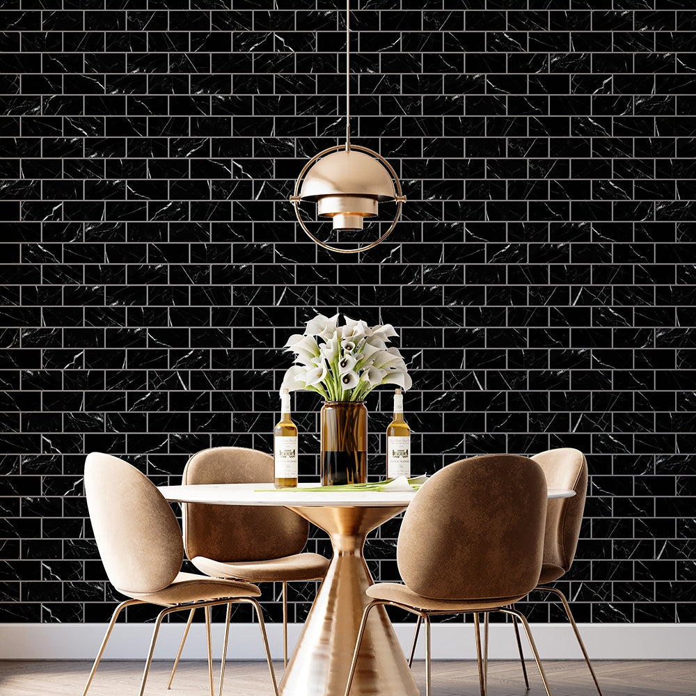 Black Honed Marble Tile