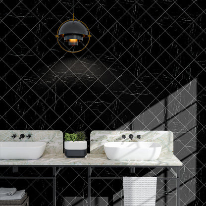 Black Honed Marble Tile