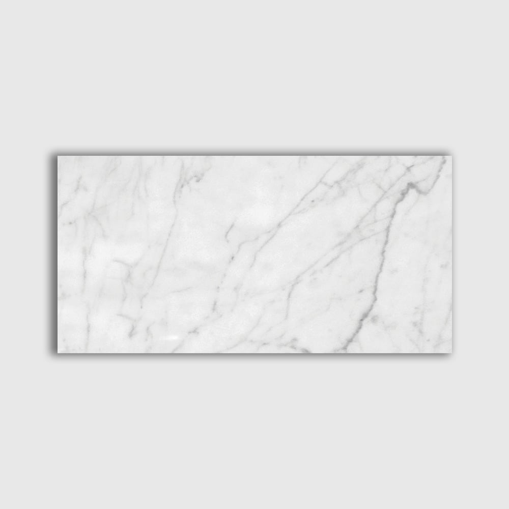 Italian Carrara Honed Marble Tile