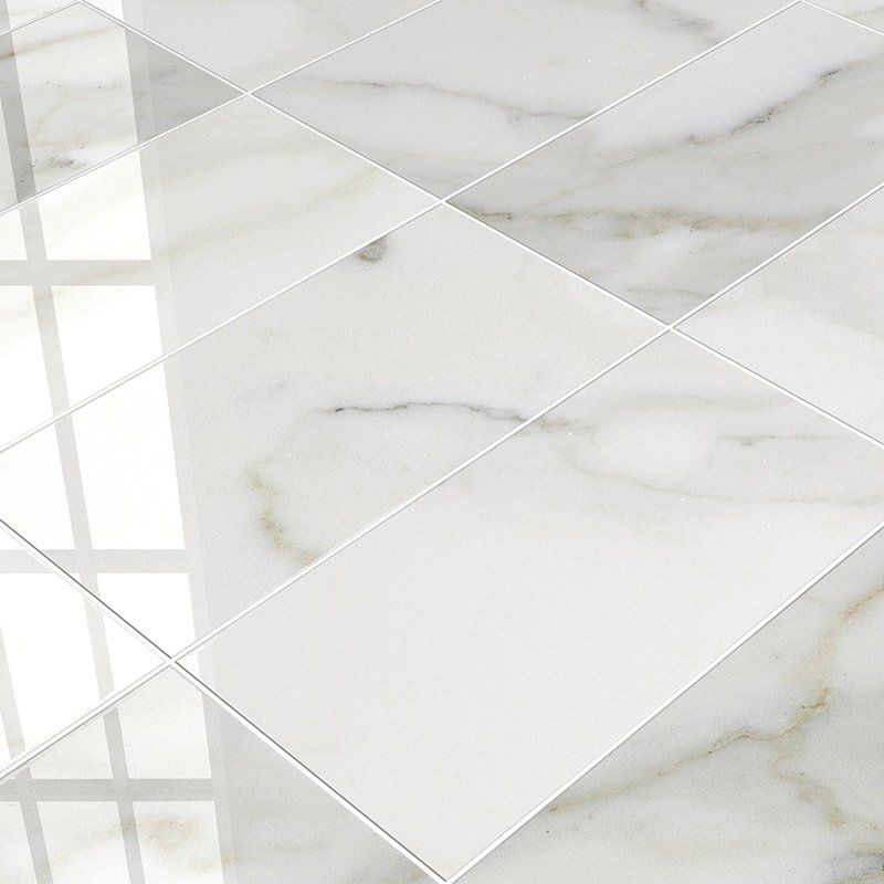 Calacatta Gold Polished Marble Tile