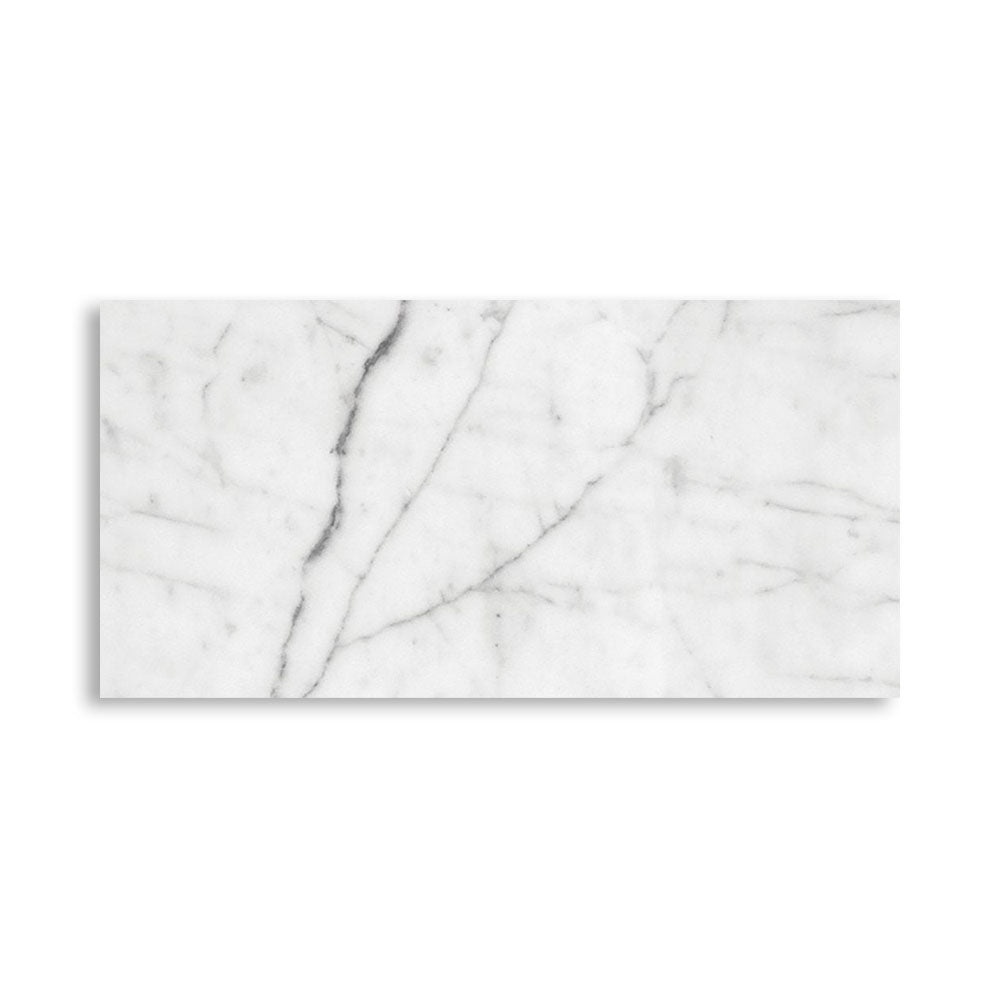 Italian Carrara Honed Marble Tile