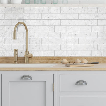 Italian Carrara Honed Marble Tile