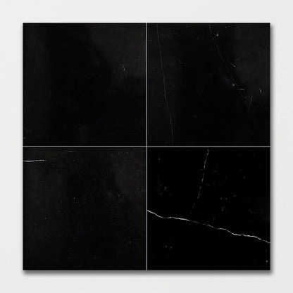 Black Polished Marble Tile
