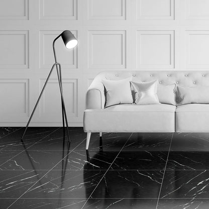Black Polished Marble Tile