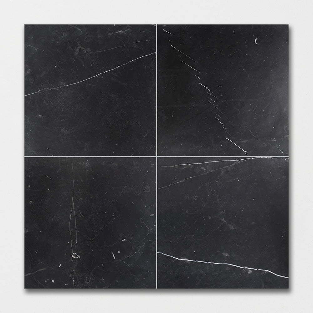 Black Honed Marble Tile