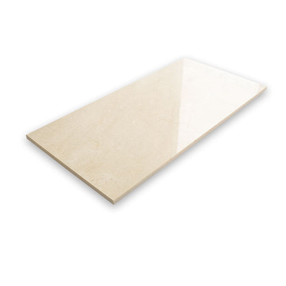 Crema Marfil Polished Marble Tile