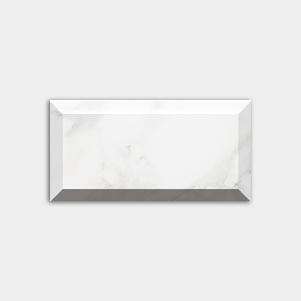 Calacatta Gold Honed Subway Marble Tile