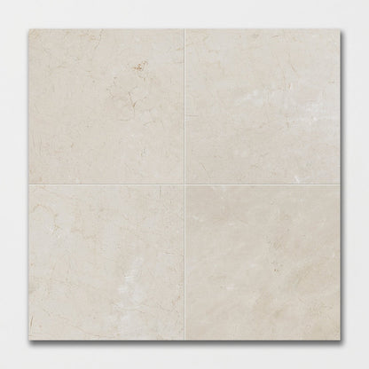 Crema Marfil Polished Marble Tile