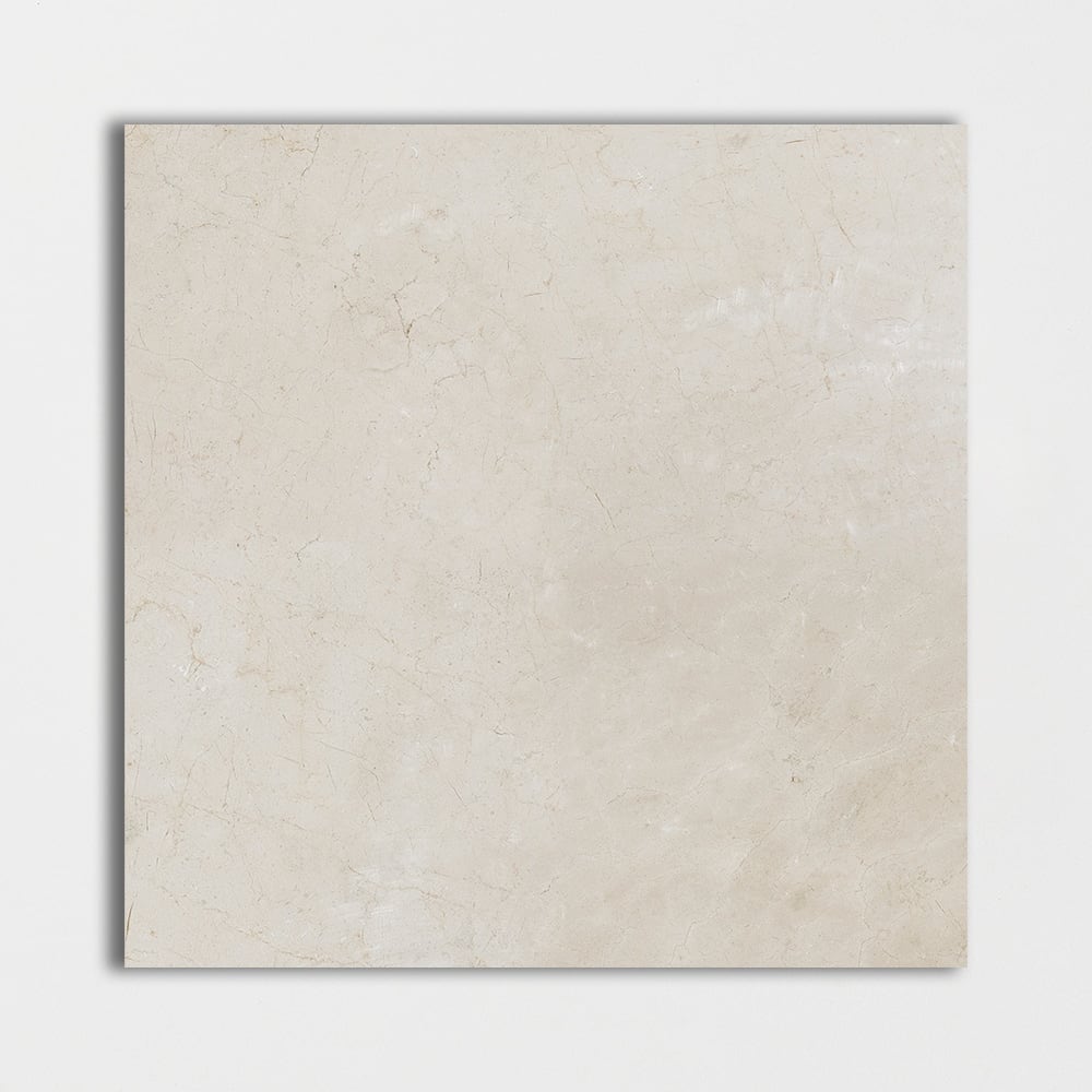 Crema Marfil Polished Marble Tile