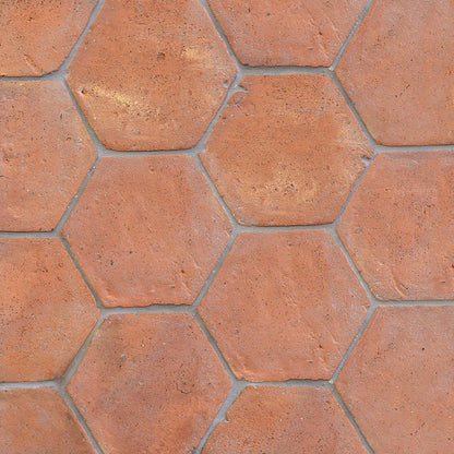 Hexagono Natural Hexagon Terracotta Tile