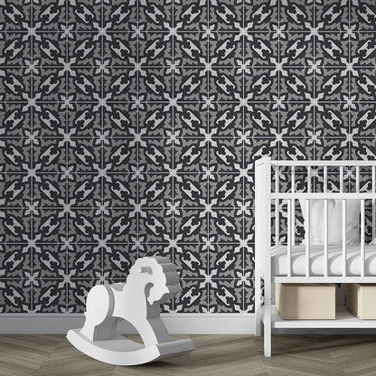 Handmade Ornament Honed Cement Tile