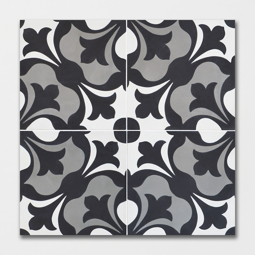 Handmade Fiorella Honed Cement Tile