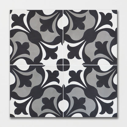 Handmade Fiorella Honed Cement Tile