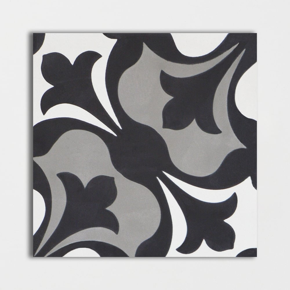 Handmade Fiorella Honed Cement Tile