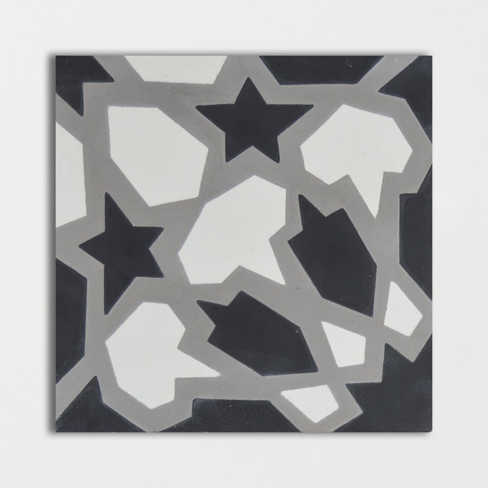 Handmade Stella Honed Cement Tile
