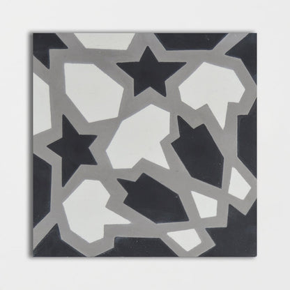 Handmade Stella Honed Cement Tile