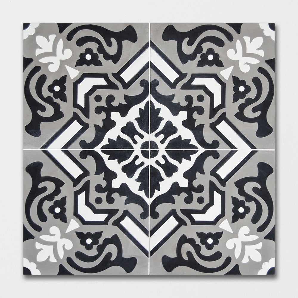 Handmade Flecha Honed Cement Tile