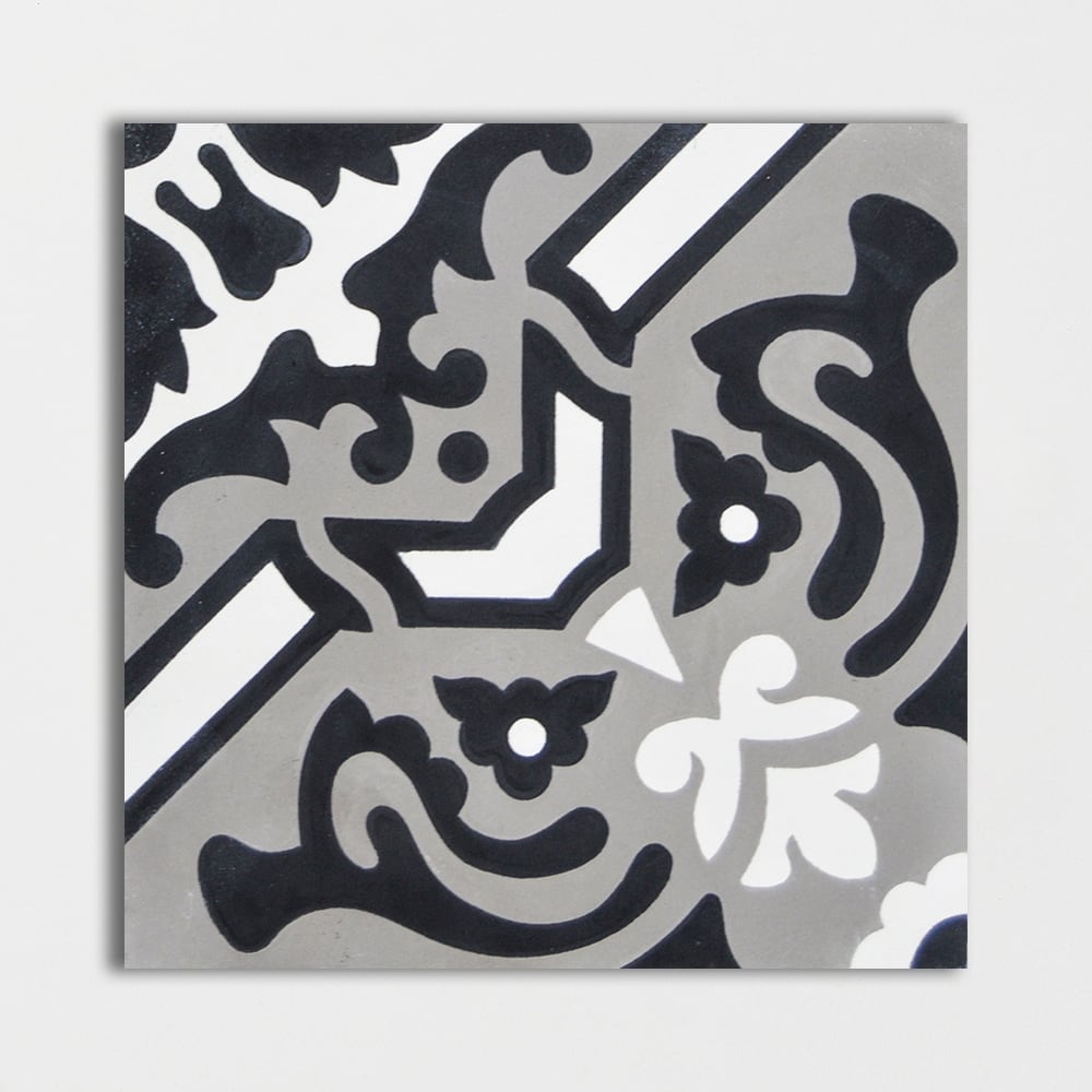 Handmade Flecha Honed Cement Tile