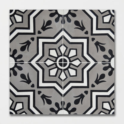 Handmade Alpha Honed Cement Tile