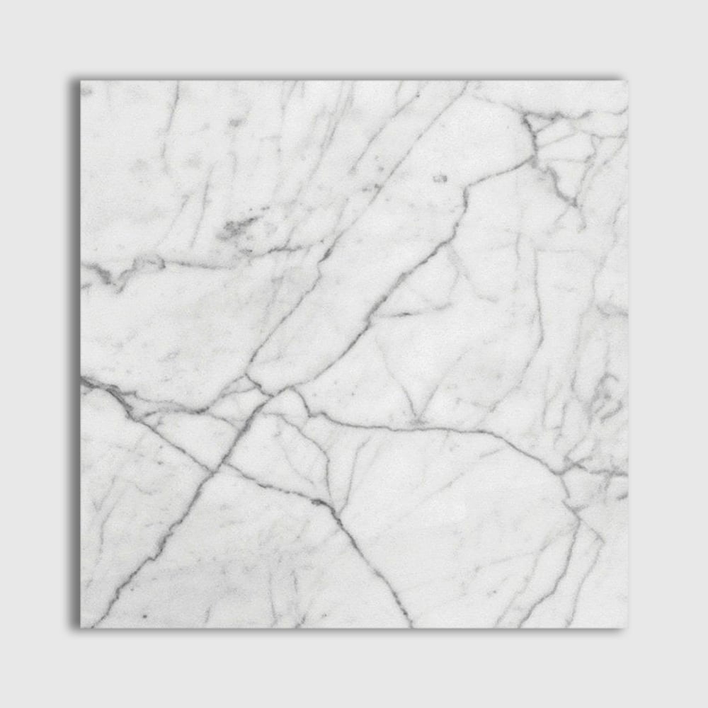 Italian Carrara Polished Marble Tile
