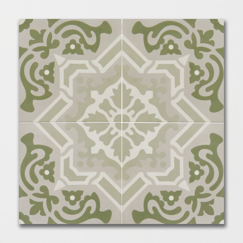 Handmade Khaki Honed Cement Tile