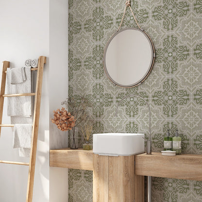 Handmade Khaki Honed Cement Tile