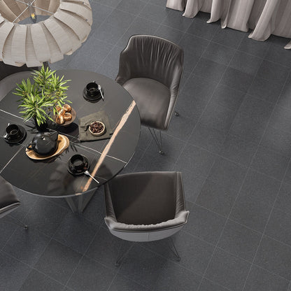 Premium Absolute Black Honed Granite Tile