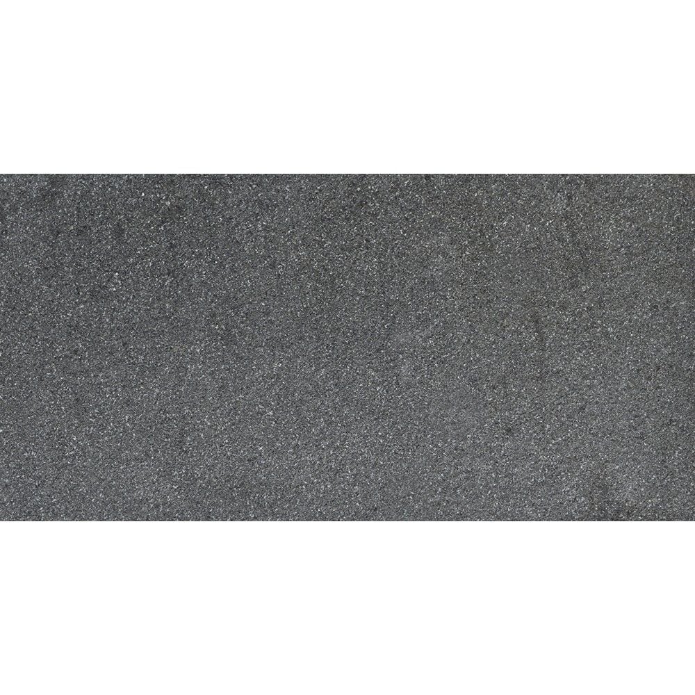 Premium Absolute Black Flamed Granite Tile