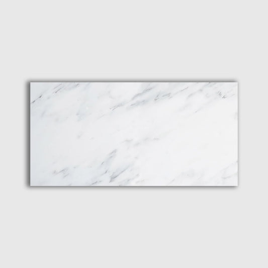 Bella White Honed Marble Tile