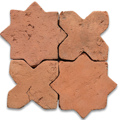 Rustic Cotto Natural Cross Terracotta Tile