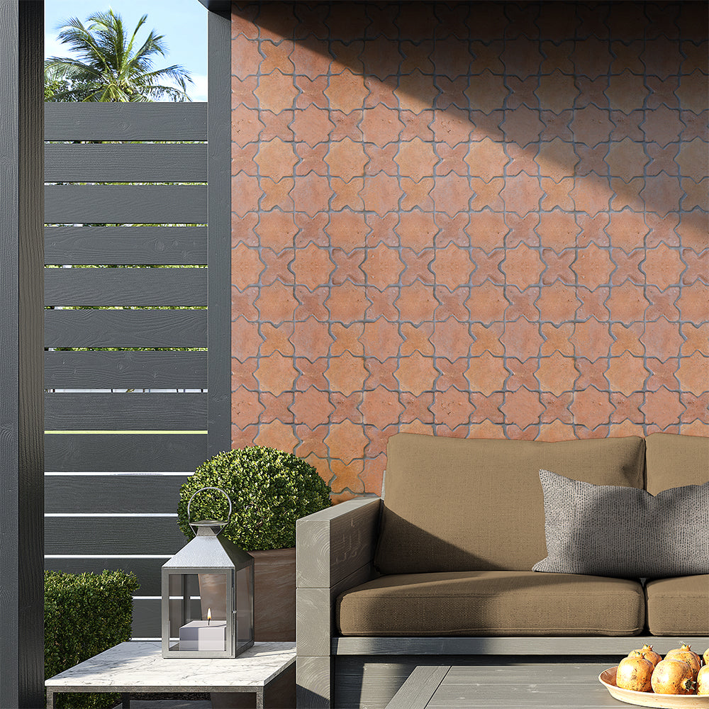 Rustic Cotto Natural Star Terracotta Tile