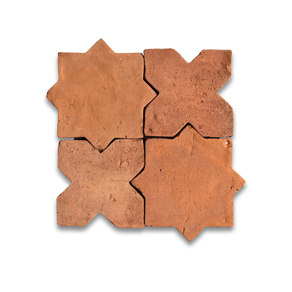 Rustic Cotto Natural Cross Terracotta Tile