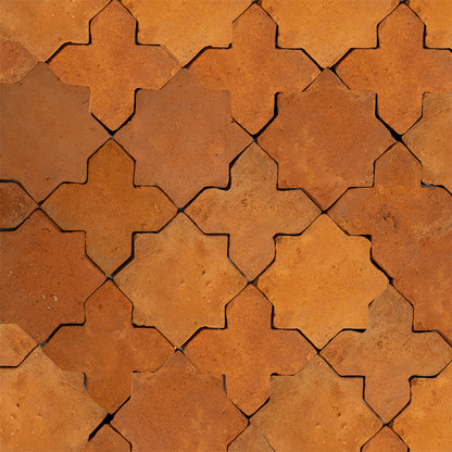 Rustic Cotto Natural Star Terracotta Tile