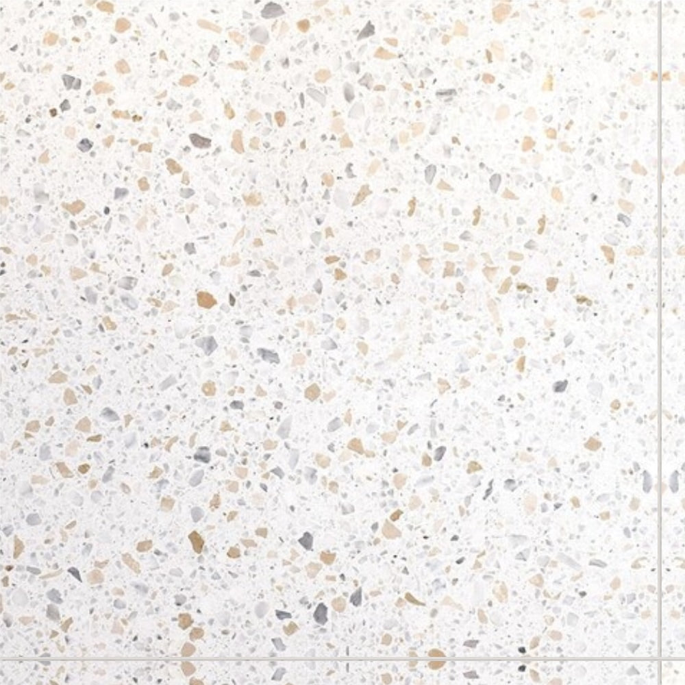Sky Fusion Polished Terrazzo Tile