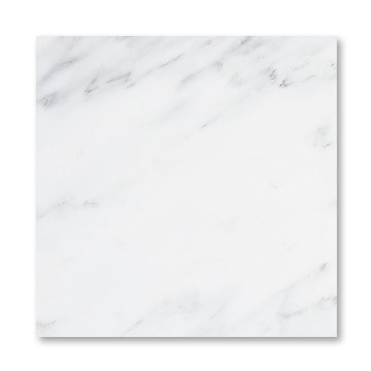 Bella White Honed Marble Tile